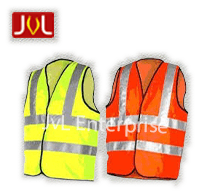 Hi-visibility reflective safety vests